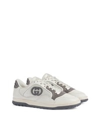 Gucci Logo Patch Lace Up Sneakers