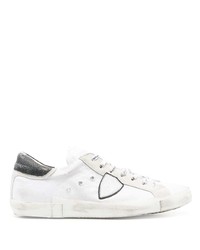 Philippe Model Paris Logo Patch Low Top Sneakers