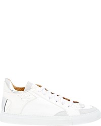 Maison Martin Margiela Mm6 Maison Margiela Mixed Material Sneakers White Size 6