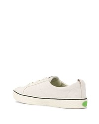 Cariuma Oca Low Stripe Off White Suede Sneaker