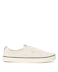 Cariuma Oca Low Stripe Off White Suede Sneaker