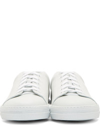 A.P.C. Off White Leather Jaden Tennis Sneakers