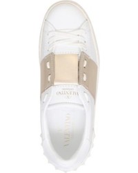 Valentino Open Leather Trainers
