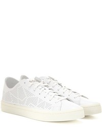 adidas Originals Court Vantage Tf Perforated Leather Sneakers