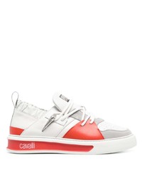 Roberto Cavalli Panelled Low Top Sneakers