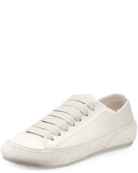 Pedro Garcia Parson Satin Low Top Lace Up Sneakers