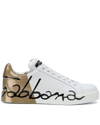 Dolce & Gabbana Platform Low Top Logo Sneakers