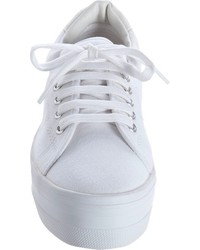 No Name Plato Platform Sneakers White