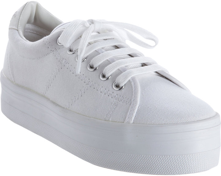 Okluzija vraćanje umjeren  No Name Plato Platform Sneakers White, $120 | Barneys New York | Lookastic