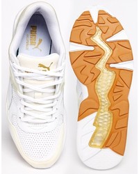 Puma R698 Whisper White Sneakers