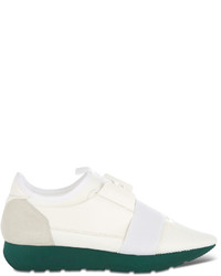 Balenciaga Race Runners Panelled Low Top Trainers