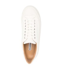 Jil Sander Ridged Low Top Sneakers