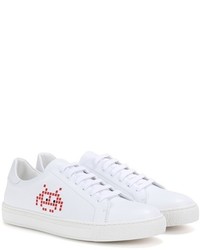 Anya Hindmarch Space Invader Leather Sneaker