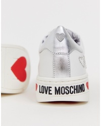 Love Moschino Studded Logo Trainers