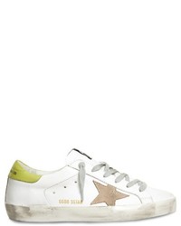 Golden Goose Deluxe Brand Super Star Low Top Suede And Leather Trainers