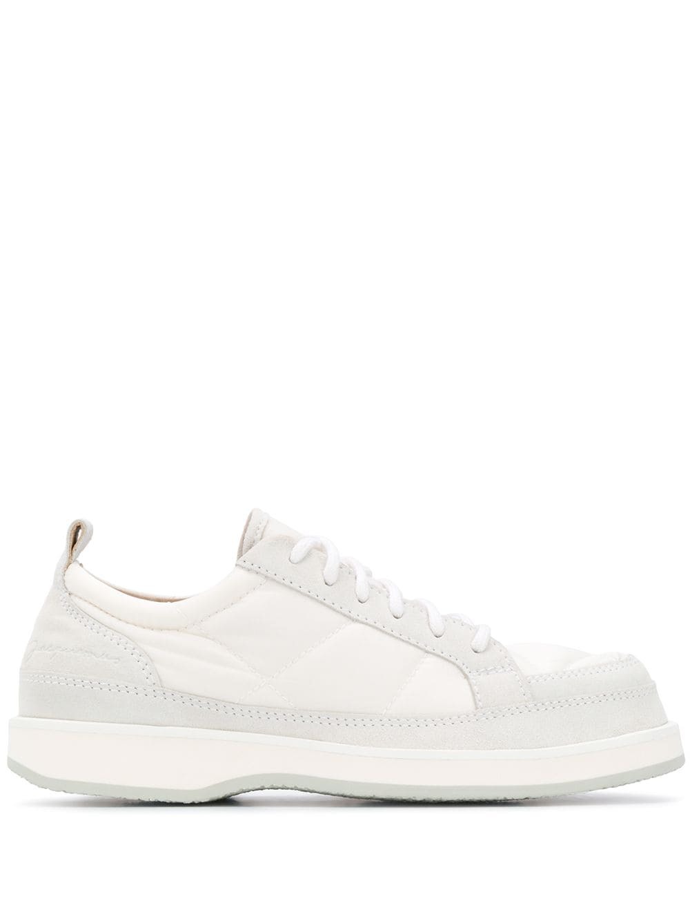 Jacquemus Tonal Stitch Panelled Sneakers, $240 | farfetch.com | Lookastic