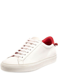 Givenchy Urban Street Leather Low Top Sneaker Whitered
