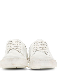 Diesel White Aged D Asmik Sneakers
