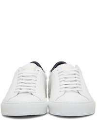 Givenchy White And Navy Urban Knots Sneakers