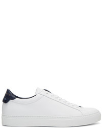 Givenchy White And Navy Urban Knots Sneakers