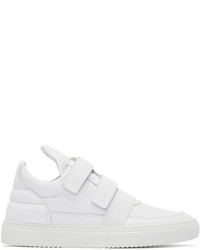 Filling Pieces White Double Straps Sneakers