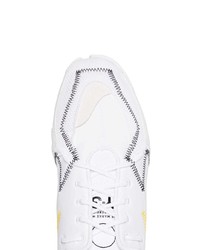 Y-3 White Ekika Stitch Detail Sneakers