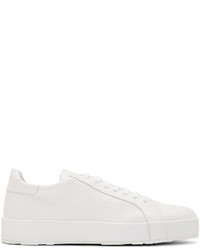 Jil Sander White Leather Miro Sneakers