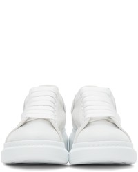 Alexander McQueen White Mesh Oversized Sneakers