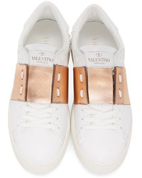Valentino White Open Sneakers