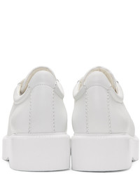 Robert Clergerie White Pasket Sneakers