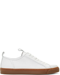 Sunnei White Perforated Cap Sneakers