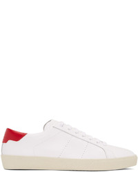 Saint Laurent White Sl 06 Court Classic Sneakers