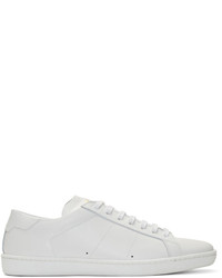Saint Laurent White Sl01 Low Top Sneakers