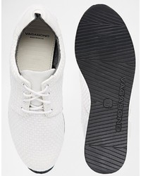 Vagabond White Weave Sneakers