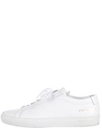 Woman By Common Projects Leather Sneakers