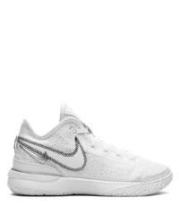 Nike Zoom Lebron Nxxt Gen White Metallic Silver Sneakers