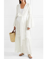 We Are Leone Broderie Anglaise Cotton Maxi Dress