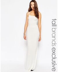 Ttya Cage Back Strappy Maxi Dress