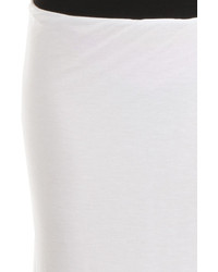 Enza Costa Fitted Maxi Skirt In White