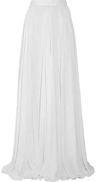 off white maxi skirt