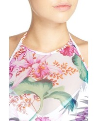 Tommy Bahama Orchid Canopy High Neck Halter Bikini Top