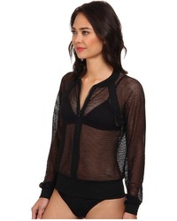 Becca By Rebecca Virtue Meshed Up Jacket Cover Up