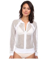 Becca By Rebecca Virtue Meshed Up Jacket Cover Up