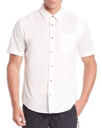 Madison Supply Short Sleeve Button Front Shirt