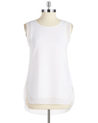 Dknyc Mesh Accented Tank