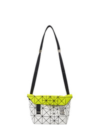 Bao Bao Issey Miyake White And Yellow Pixel Messenger Bag