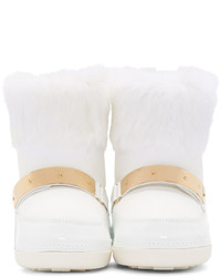 Giuseppe Zanotti White Snow Boots