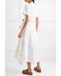 3.1 Phillip Lim Asymmetric Cotton Poplin Dress