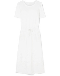 See by Chloe Cutout Cotton Jersey Midi Dress