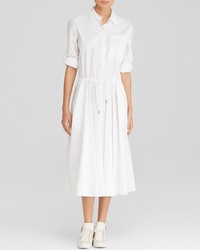 DKNY Drawstring Midi Shirt Dress Bloomingales